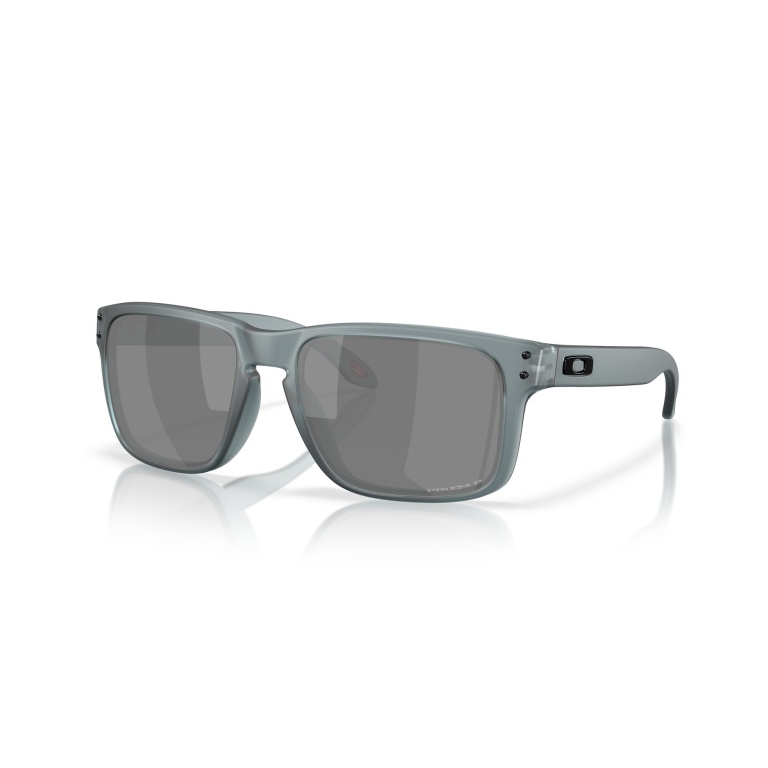 Oakley Holbrook Sunglasses Polarised (Lens Colour: Prizm Black Polarised) crystal grey matte - 1 pair of glasses